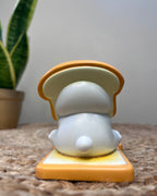 Kawaii Bear Phone Stand – Biscuit Base with Honey Pot