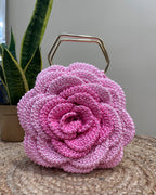 Rosalia - The Handmade Crochet Purse | Pink