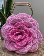 Rosalia - The Handmade Crochet Purse | Pink