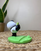 Kawaii Panda Phone Stand – Bamboo Power Kick