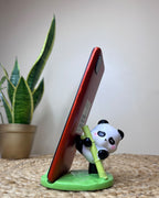 Kawaii Panda Phone Stand – Bamboo Power Kick