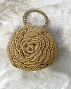 Rosalia - The Handmade Crochet Purse | Golden Rose