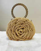 Rosalia - The Handmade Crochet Purse | Golden Rose