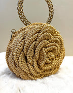 Rosalia - The Handmade Crochet Purse | Golden Rose