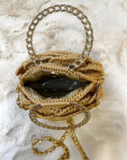 Rosalia - The Handmade Crochet Purse | Golden Rose