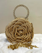 Rosalia - The Handmade Crochet Purse | Golden Rose