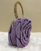 Rosalia - The Handmade Crochet Purse | Lavender