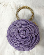 Rosalia - The Handmade Crochet Purse | Lavender