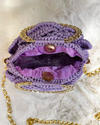 Rosalia - The Handmade Crochet Purse | Lavender