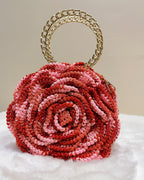 Rosalia - The Handmade Crochet Purse | Red & Pink Dual