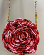 Rosalia - The Handmade Crochet Purse | Red & Pink Dual
