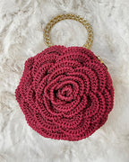 Rosalia - The Handmade Crochet Purse | Crimson