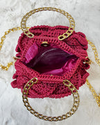 Rosalia - The Handmade Crochet Purse | Crimson