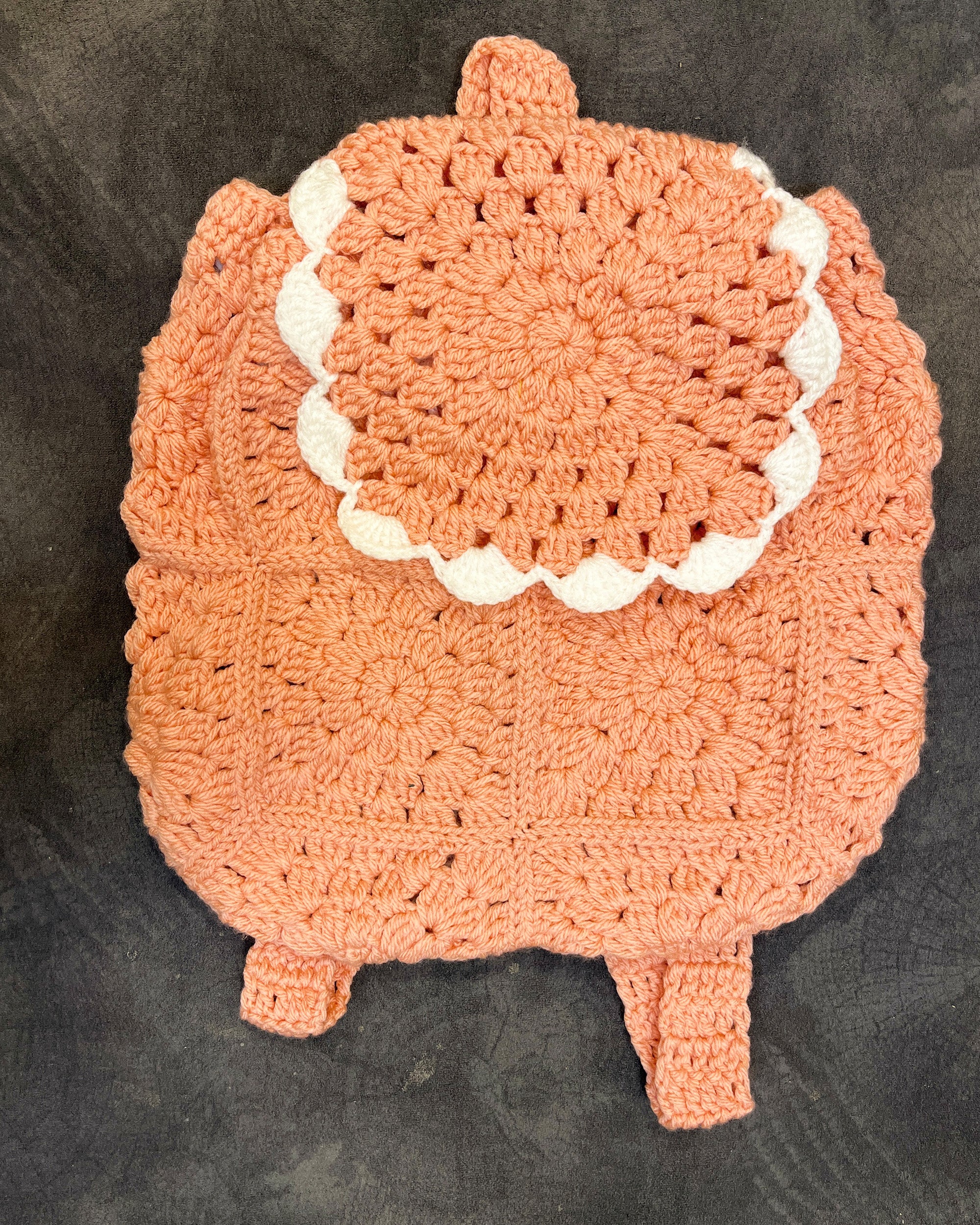 🌸 Wildflower Dreams Crochet Backpack - Pastel Harmony