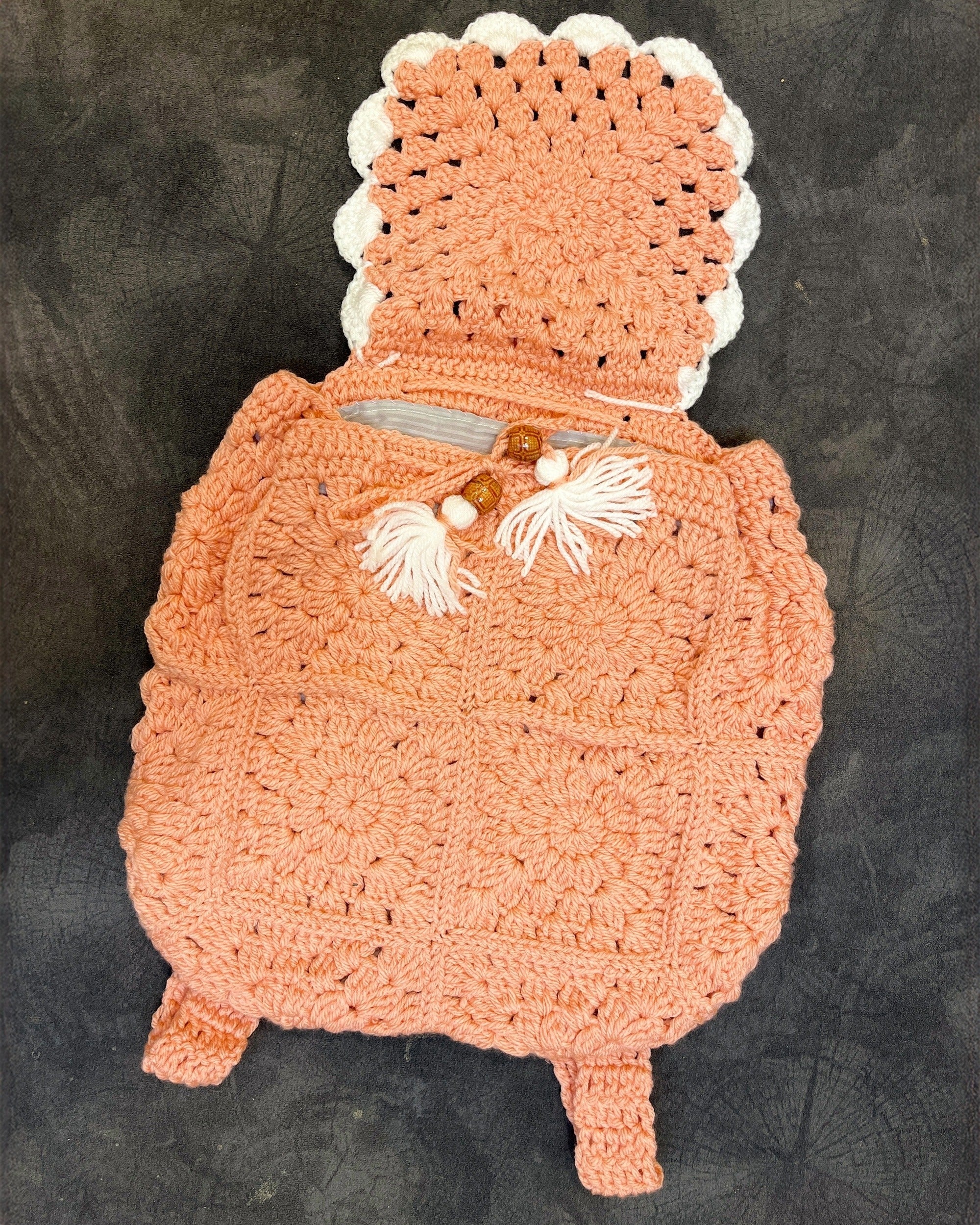 🌸 Wildflower Dreams Crochet Backpack - Pastel Harmony