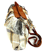 Woven Fringe Boho Bag | Sahara Sands Strips