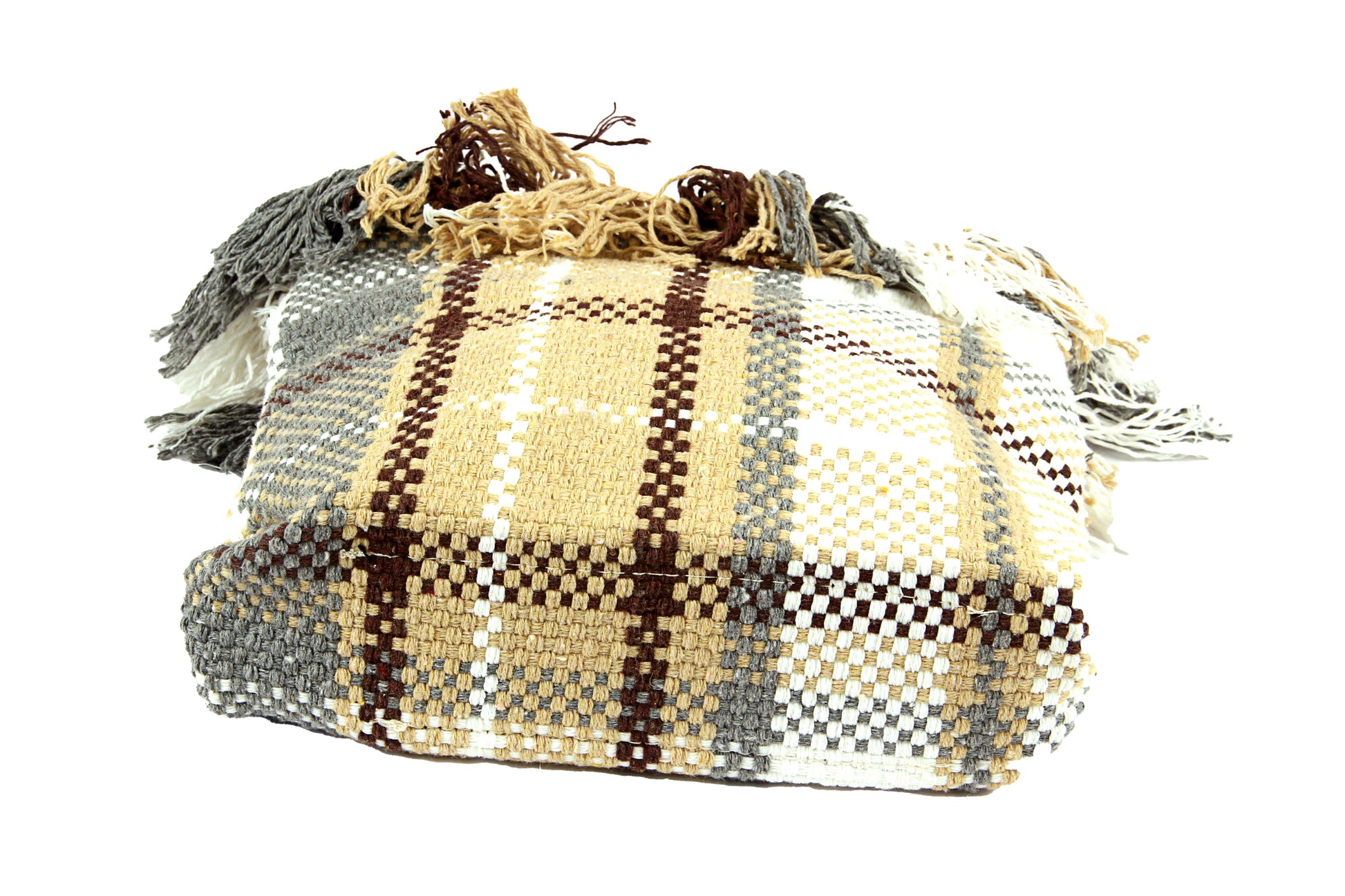 Sahara Sands - Woven Fringe Boho Bag