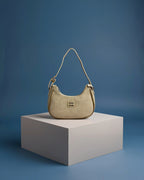 MIN MIN Textured Chic Handbag | Elegant Khaki
