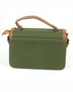 The Mini Edge Satchel | Subtle Olive Green