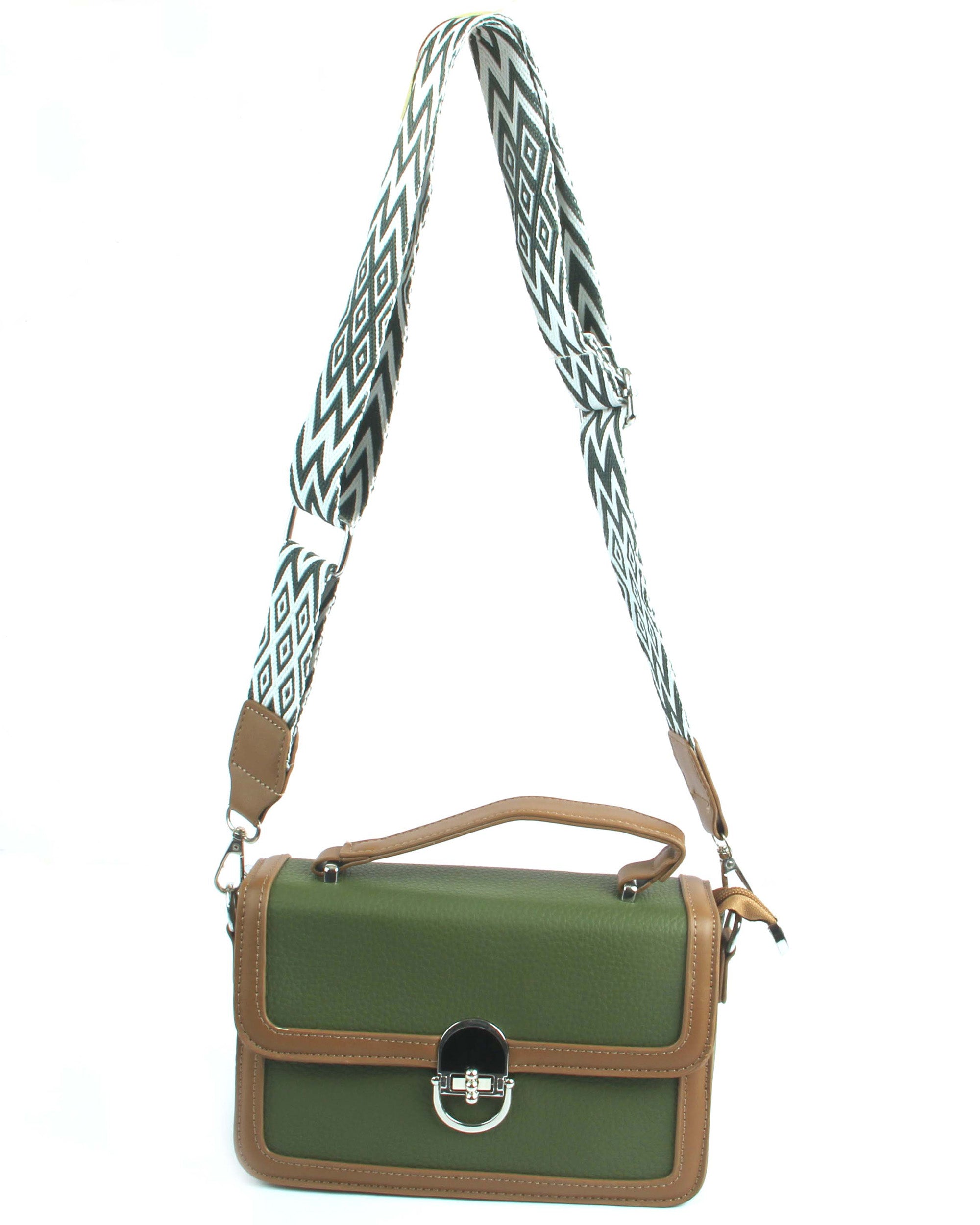 The Mini Edge Satchel | Subtle Olive Green