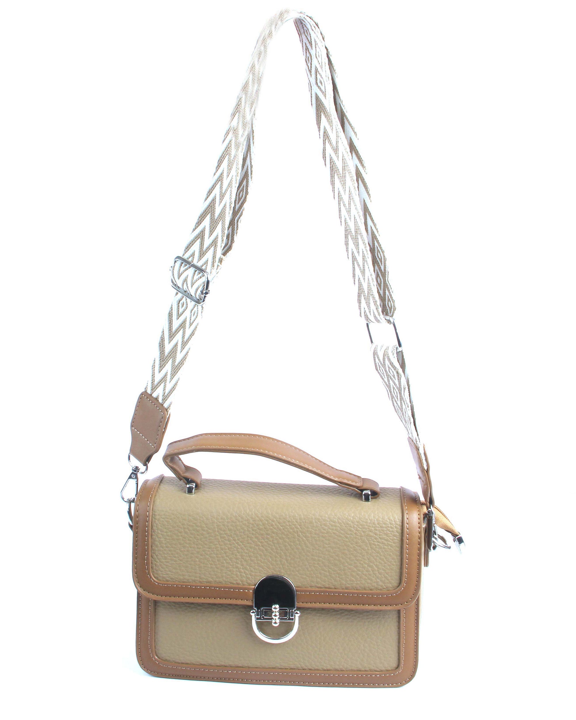 The Mini Edge Satchel | Smooth Camel Glow