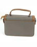 The Mini Edge Satchel | Soft Stone-Tan