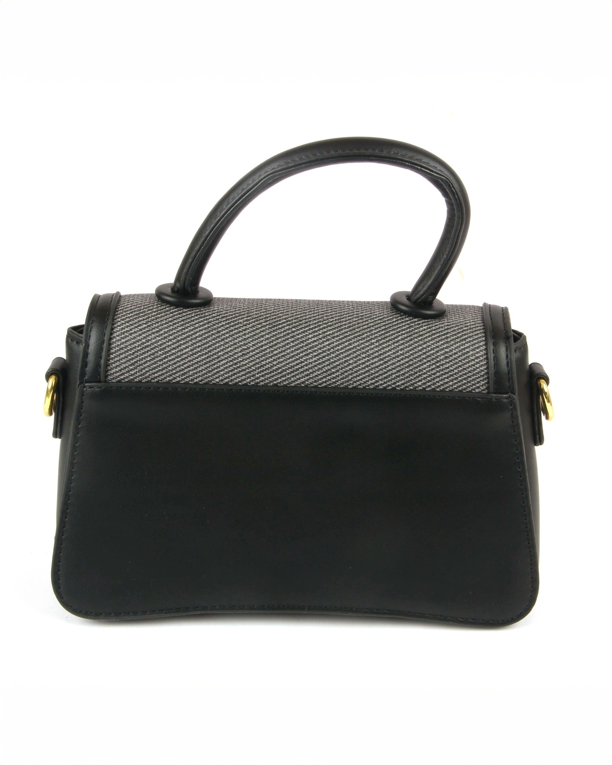 The Mini Edge Satchel | Midnight Noir