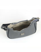 MIN MIN Textured Chic Handbag | Versatile Blue