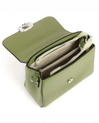 The Mini Edge Satchel | Subtle Olive Green