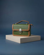 The Mini Edge Satchel | Subtle Olive Green