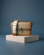 The Mini Edge Satchel | Smooth Camel Glow