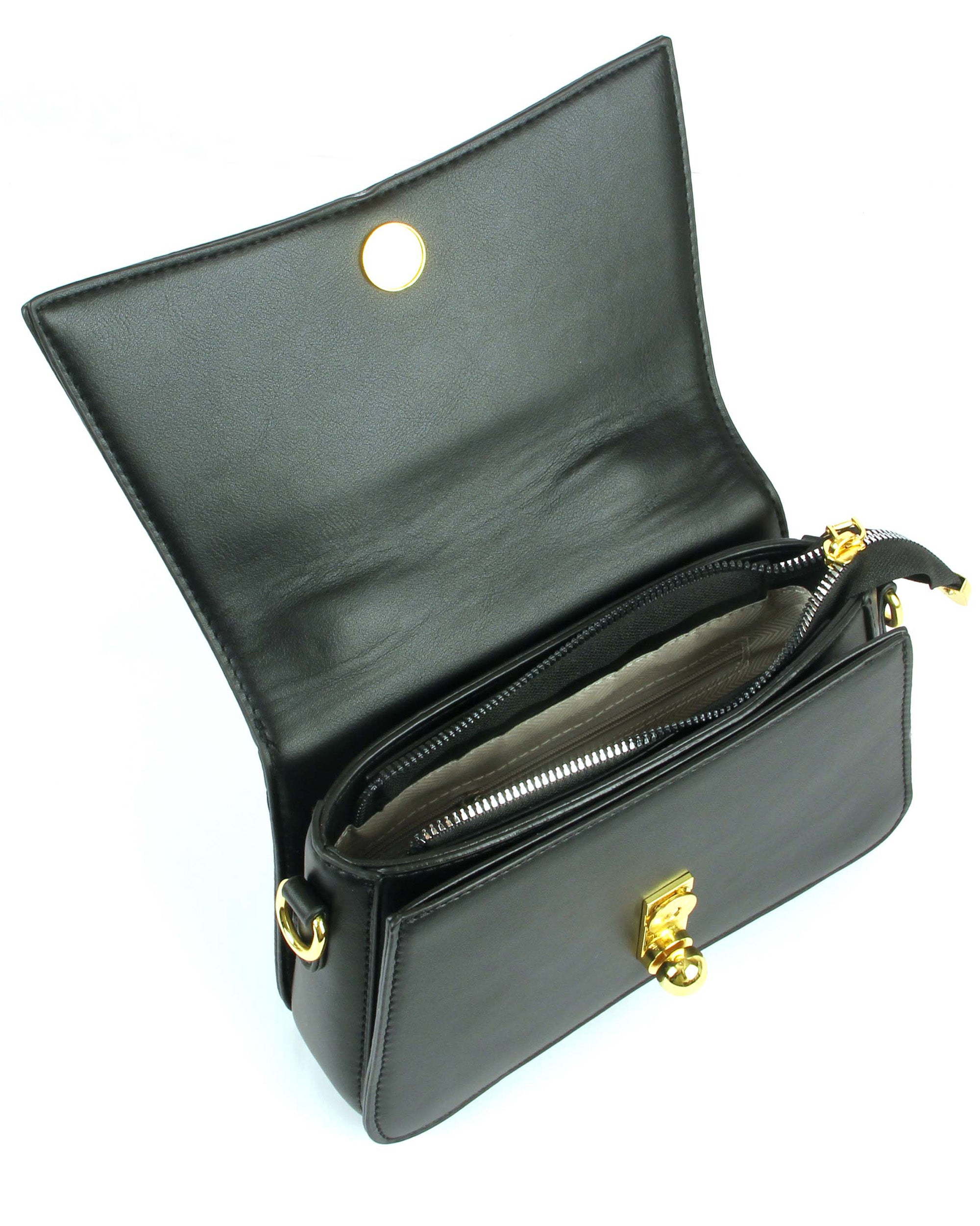 The Mini Edge Satchel | Midnight Noir