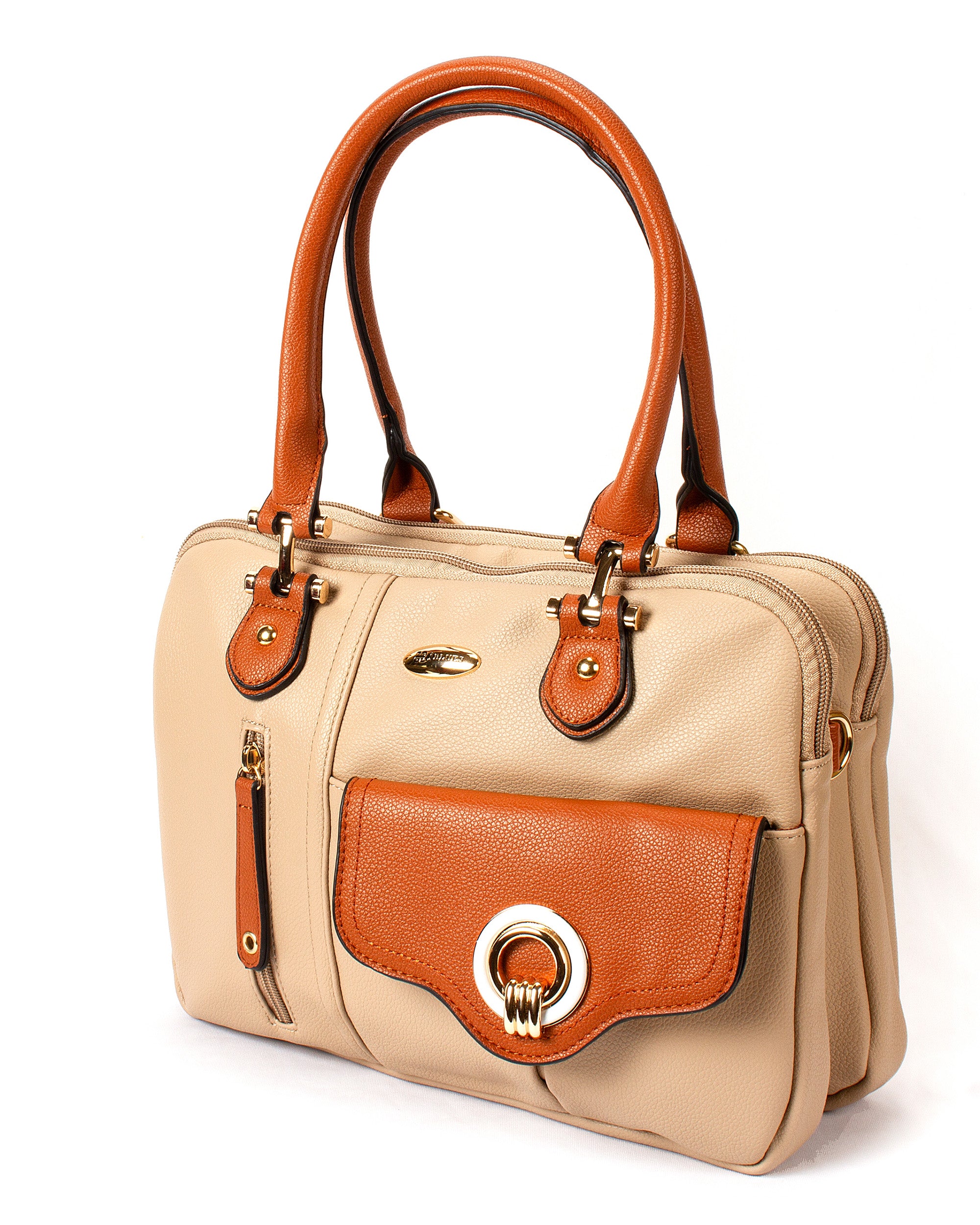 The City Tote | Warm Beige & Classic Tan