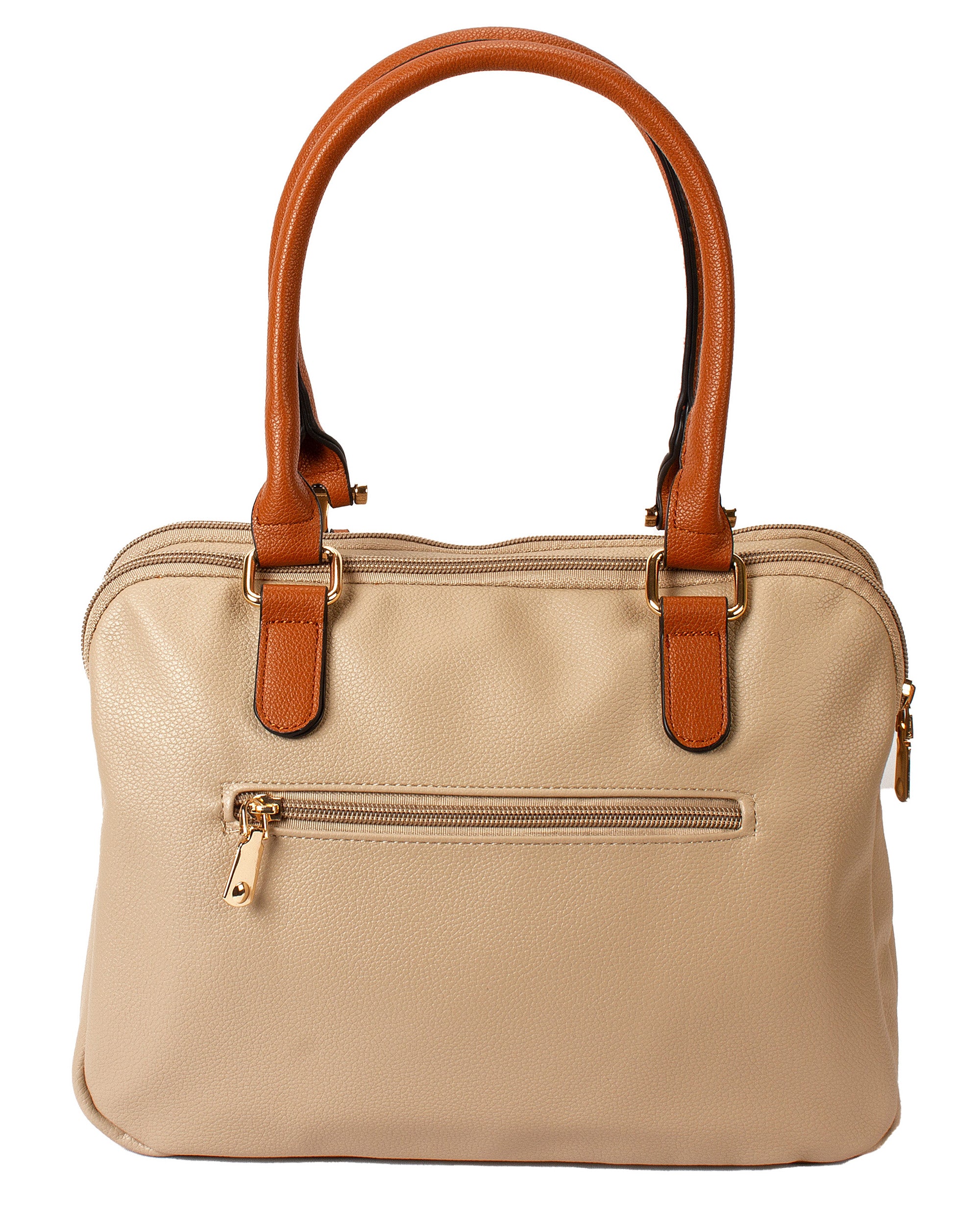 The City Tote | Warm Beige & Classic Tan