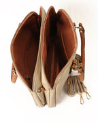 The City Tote | Warm Beige & Classic Tan