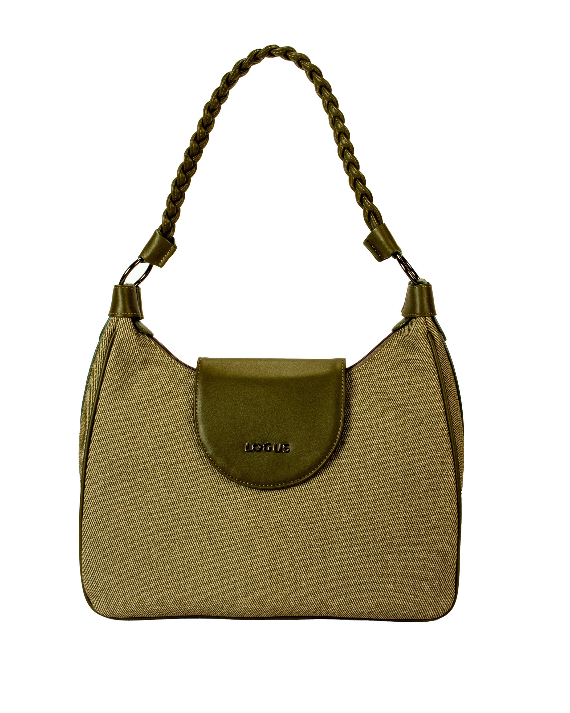 Classic Structured Tote - Textured Finish | Olive Green