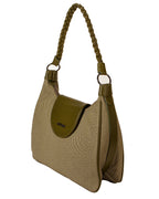 Classic Structured Tote - Textured Finish | Olive Green
