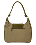 Classic Structured Tote - Textured Finish | Olive Green