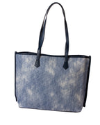 Classic Structured Tote - Textured Finish | Indigo Denim