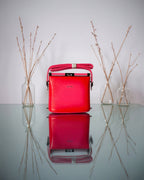 Shimmer - The Frame Bag | Glossy Crimson