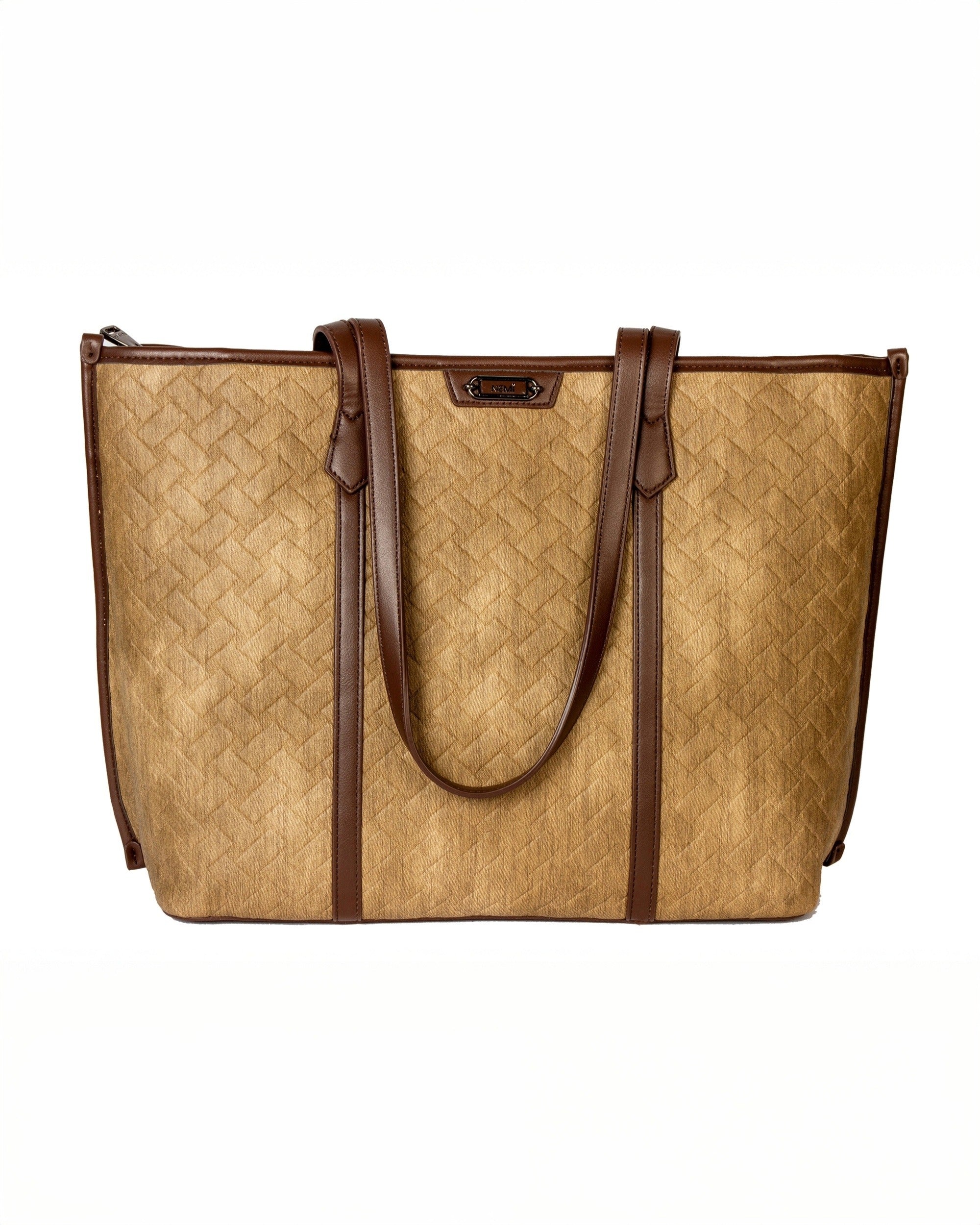 Classic Structured Tote - Textured Finish | Sunlit Gold