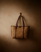 Classic Structured Tote - Textured Finish | Sunlit Gold