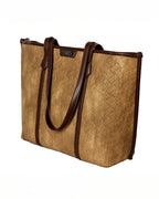 Classic Structured Tote - Textured Finish | Sunlit Gold