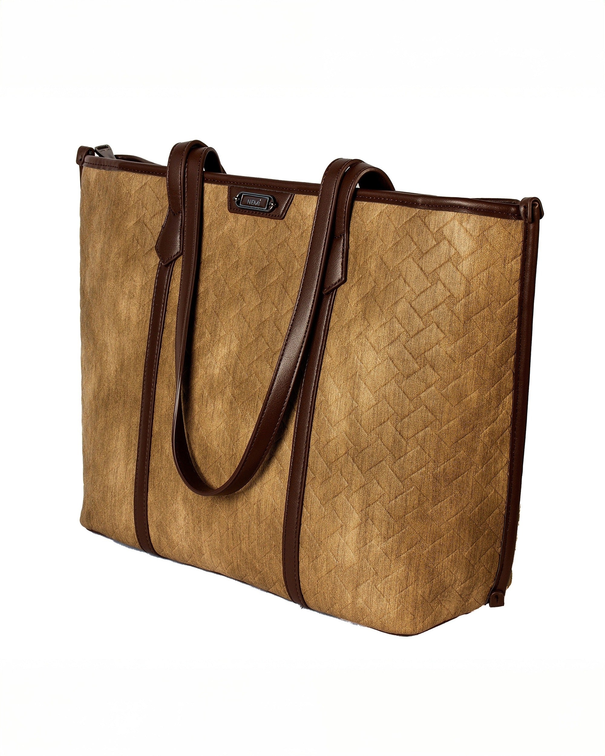 Classic Structured Tote - Textured Finish | Sunlit Gold
