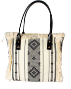 Fringe & Thread - Tribal Canvas Bag | Mystic Black