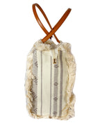 Fringe & Thread - Tribal Canvas Bag | Dusky Grey