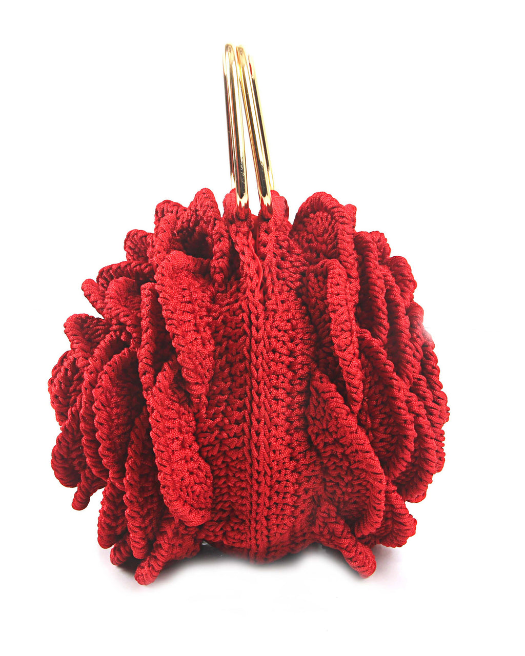 Rosalia - The Handmade Crochet Purse | Red