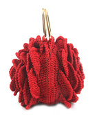 Rosalia - The Handmade Crochet Purse | Red