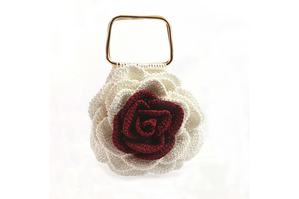 Rosalia - The Handmade Crochet Purse | Ivory