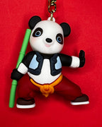 🐼 Panda Warrior – Martial Arts Panda Keychain